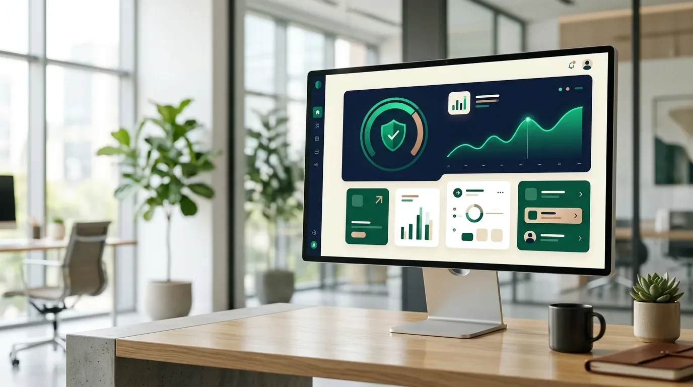 Panel systemu MaxWeb.ai działającego lokalnie w firmie